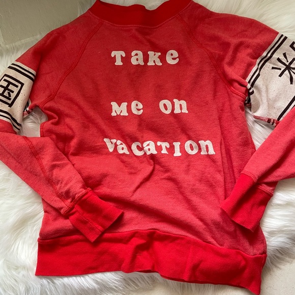 Wildfox Take Me on Vacation Sweater XS Sweatshirt - Picture 1 of 4